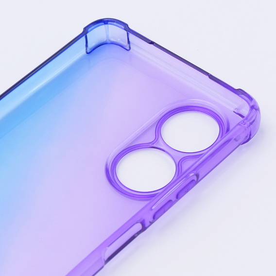θήκη για το Oppo A58 4G, Gradient Dropproof, Μωβ / μπλε