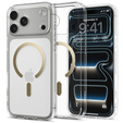 Θήκη Spigen για iPhone 17 Pro, Ultra Hybrid MagSafe, Διαφανής / Χρυσή