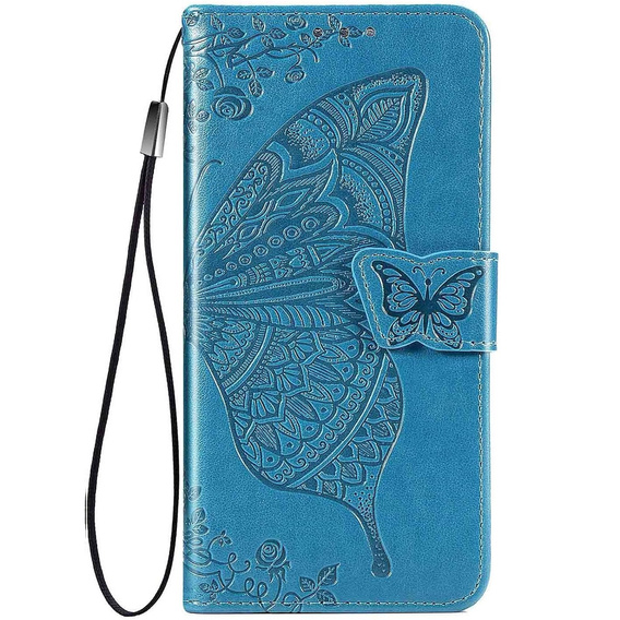 Θήκη με πτερύγιο για Xiaomi Redmi A5, Butterfly, μπλε