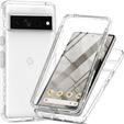 Θήκη για Google Pixel 8 Pro, Shockproof, με μεμβράνη, διαφανής