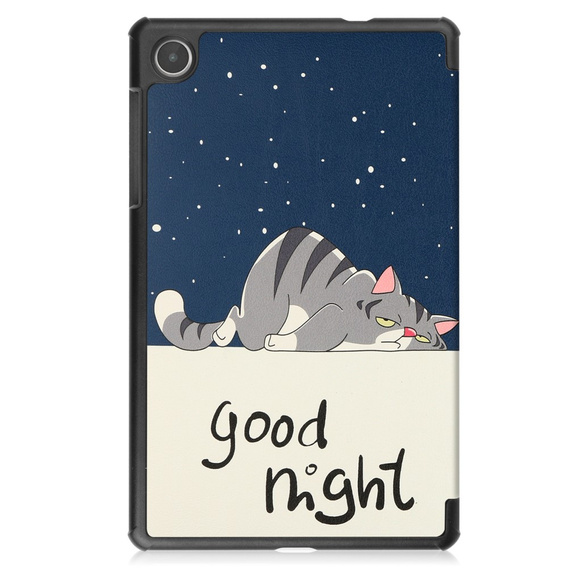 Θήκη για Lenovo Tab M8 Gen 4 TB-300FU, Smartcase, sleeping cat