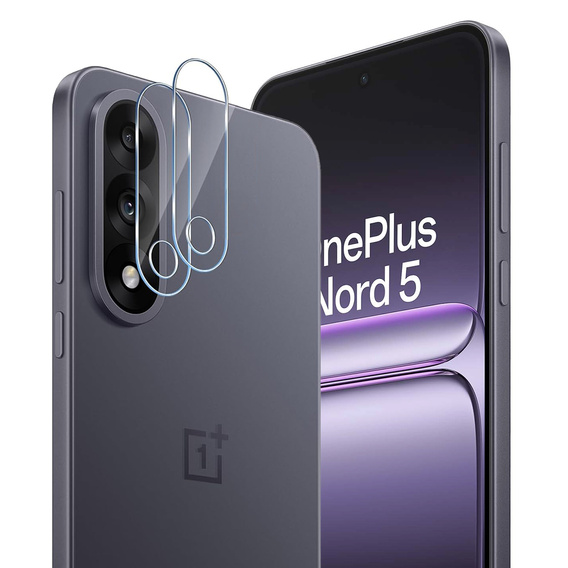 2x ERBORD Camera Tempered Glass για Realme 12 Pro / 12 Pro+, Διαφανές