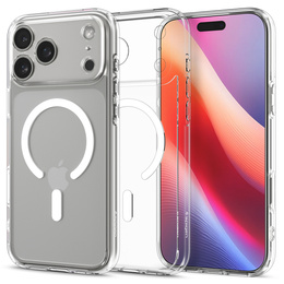 Θήκη Spigen Ultra Hybrid MagSafe για iPhone 17 Pro Max, Διαφανές / Λευκό