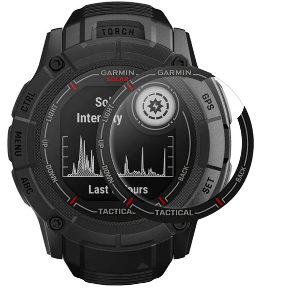 2x υβριδικό γυαλί ERBORD για Garmin Instinct 2X