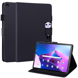 θήκη για Lenovo Tab M10 Plus 10.6 Gen 3, με πτερύγιο, animal, μαύρη