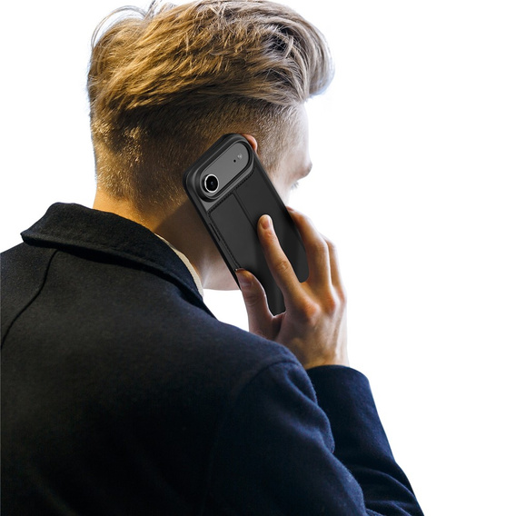 Θήκη Dux Ducis για iPhone Air, Skin Pro, με πτερύγιο, με υποδοχή για κάρτες, μαύρο
