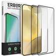2x Μετριασμένο γυαλί για Samsung Galaxy S24+/S25+ Plus, ERBORD 3D πλήρης οθόνη