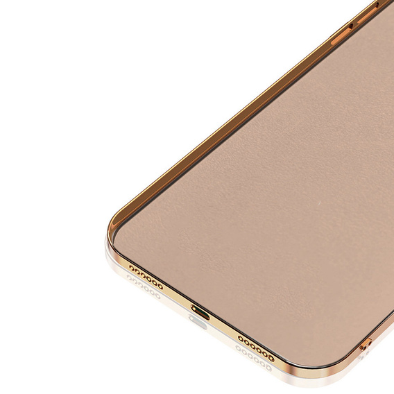 Θήκη για Huawei Nova 9, Rose Electro Ring, χρυσή