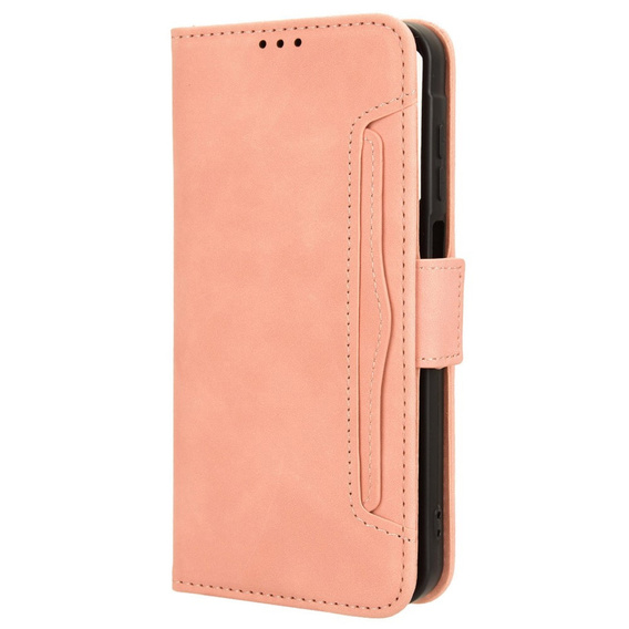 Flip θήκη για Oppo Reno 14F, Υποδοχή κάρτας, πορτοφόλι, ροζ
