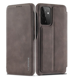 Θήκη με πτερύγιο για Samsung Galaxy A52 5G / 4G, LC.IMEEKE, γκρι