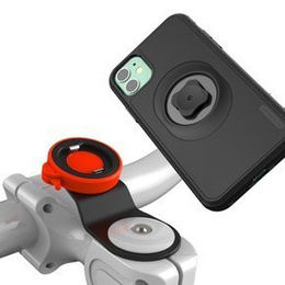 Βάση ποδηλάτου για τιμόνι + προστατευτική θήκη για iPhone 11 (6.1") – στερέωση με περιστρεφόμενο σύστημα κλειδώματος