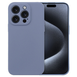 Θήκη για iPhone 15 Pro Max, Silicone Lite, λεβάντας