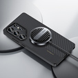 θήκη BENKS Kevlar για Samsung Galaxy S25 Ultra, για MagSafe, Carbon Fiber, μαύρη