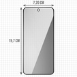 2x Μετριασμένο γυαλί απορρήτου για Samsung Galaxy S24 Ultra, ERBORD Anti-Spy