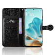 θήκη πτερύγιο για Motorola Edge 60 / 60 Fusion, Wallet Rhombus, μαύρη