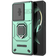 Θήκη για Xiaomi 13T / 13T Pro, KickStand Camera Lens, πράσινη