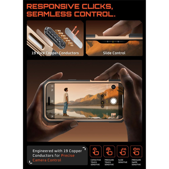 Θήκη Supcase για iPhone 17 Pro Max, Unicorn Beetle Grip Mag, Χρυσό της ερήμου