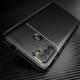 Θήκη για Motorola Moto G60, Carbon Gel, μαύρη