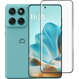 Μετριασμένο γυαλί 3D για Motorola Edge 60 / 60 Fusion, μαύρο πλαίσιο