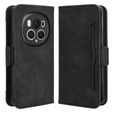 Θήκη με πτερύγιο για Honor Magic 6 Pro 5G, Card Slot, μαύρη