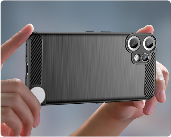 Θήκη για CMF Nothing Phone 2 Pro, Carbon, μαύρη