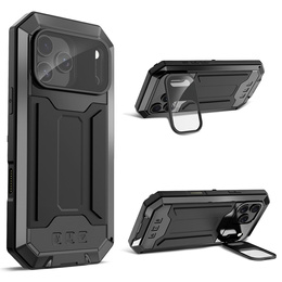 Θήκη R-JUST με προστατευτικό οθόνης και βάση για iPhone 17 Pro Max