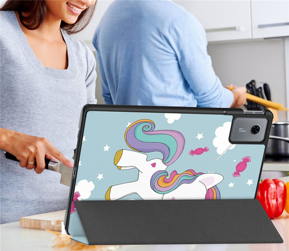Θήκη για Lenovo Idea Tab 11" 2025 TB336FU TB336ZU, με λειτουργία βάσης, Smartcase, Μονόκερος