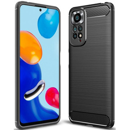 Θήκη για Xiaomi Redmi Note 11 / 11S, Carbon, μαύρη
