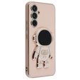 Θήκη για Samsung Galaxy A54 5G, Astronaut, ροζ rose gold