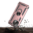 θωρακισμένη θήκη για Xiaomi Mi 11 Lite / Mi 11 Lite 5G / 11 Lite 5G NE, Nox Case Ring, ροζ rose gold