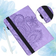 θήκη με πτερύγιο για Xiaomi Redmi Pad SE 11", flower, μωβ