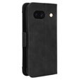 Θήκη με πτερύγιο για Google Pixel 8A, Card Slot, μαύρη