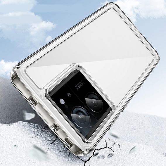 Θήκη για Xiaomi 13T / 13T Pro, Fusion Hybrid, διαφανής