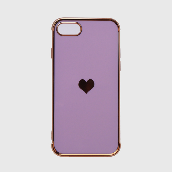 Θήκη για iPhone 7/8/SE 2020/SE 2022, Electro heart, μωβ