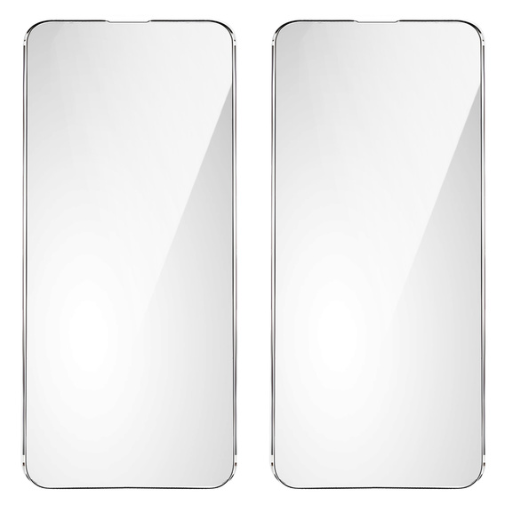 2x Μετριασμένο γυαλί για iPhone 13 Pro Max, ERBORD 9H Hard Glass στην οθόνη