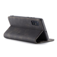 θήκη CASEME για Samsung Galaxy A71, Leather Wallet Case, μαύρη