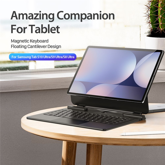 Θήκη πληκτρολογίου Dux Ducis Bluetooth για Samsung Galaxy Tab S10 Ultra / S9 Ultra / S8 Ultra