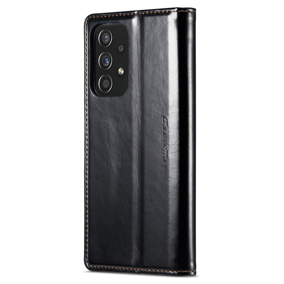θήκη CASEME για Samsung Galaxy A52/A52s, Waxy Textured, μαύρη
