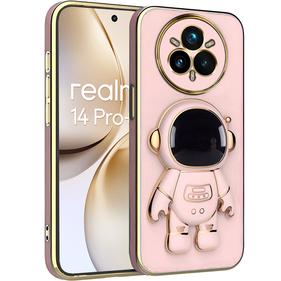 Θήκη για Realme 14 Pro+ 5G, Astronaut, ροζ