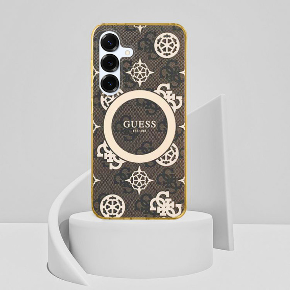 Θήκη GUESS Magnetic IML Peony για Samsung Galaxy S25