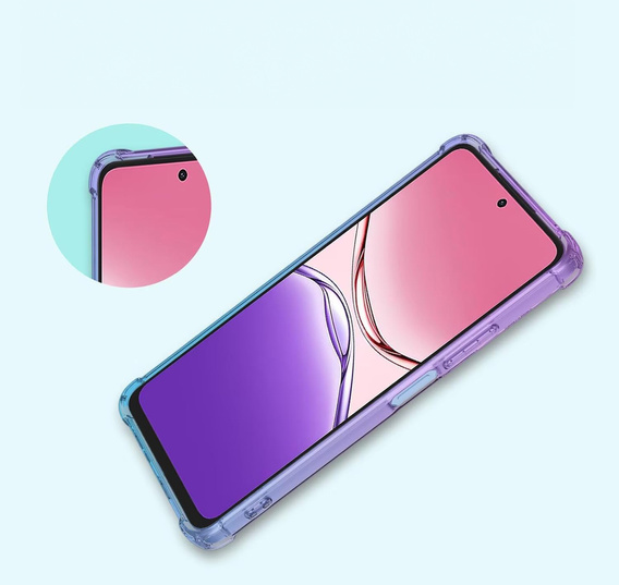 θήκη για το Oppo A5 Pro 5G, Gradient Dropproof, Μωβ / μπλε