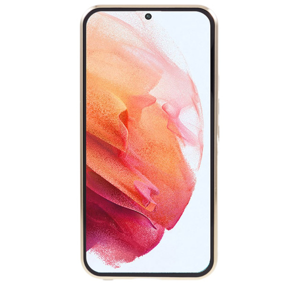 θήκη για το Samsung Galaxy S21, Magnetic Dual Glass, χρυσή