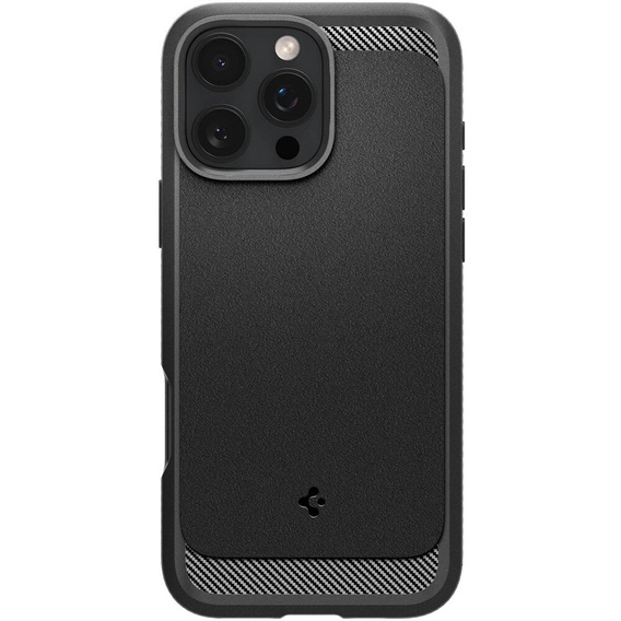 θήκη Spigen για iPhone 16 Pro, Rugged Armor MagSafe, γκρι + μετριασμένο γυαλί 9H