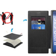 Θήκη με πτερύγιο για Samsung Galaxy S25 Ultra, RFID Wallet MagSafe CamShield, μαύρη