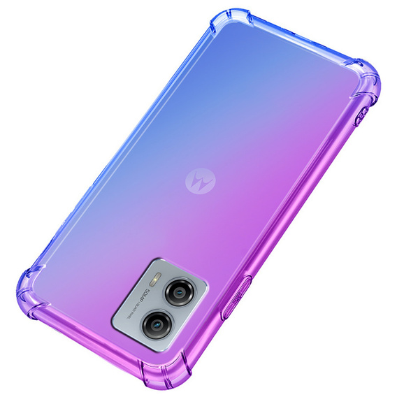 θήκη για το Motorola Moto G53 5G, Gradient Dropproof, Μωβ / μπλε