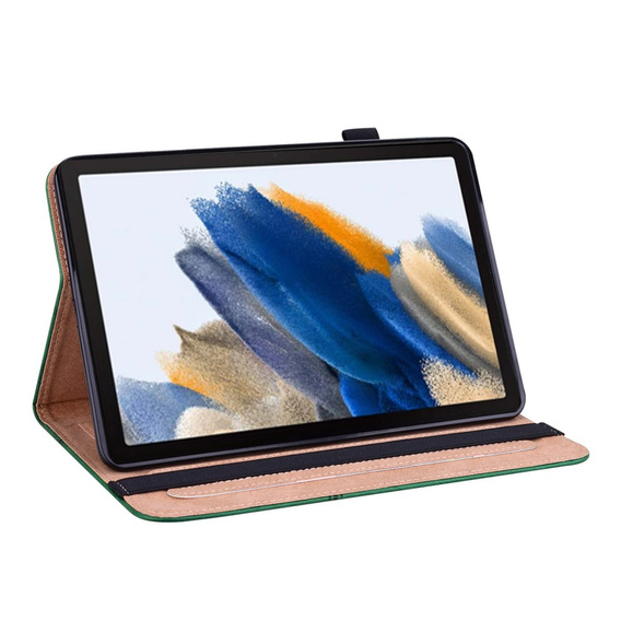 θήκη για Samsung Galaxy Tab A9+, Classic, με υποδοχή γραφίδας, πράσινη