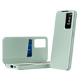 Αναδιπλούμενη θήκη για Samsung Galaxy S23 FE, Smart View Wallet, πράσινη