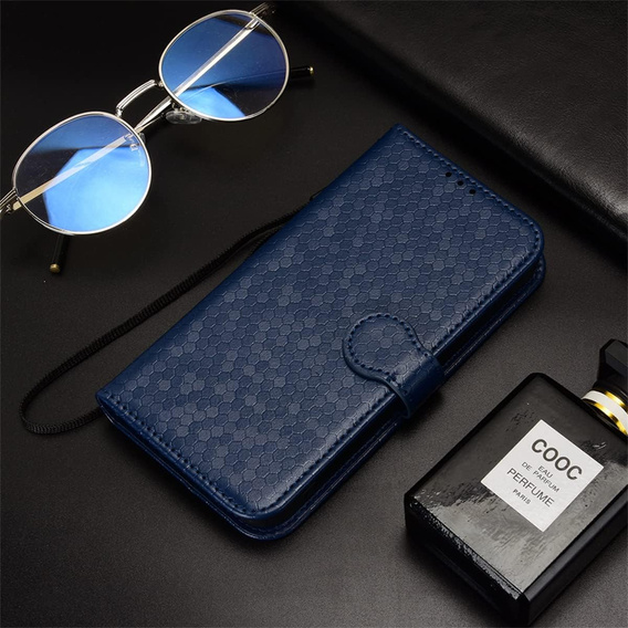 θήκη πτερύγιο για Realme C71, Wallet Rhombus, μπλε