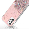 Θήκη για Samsung Galaxy A13 4G, Glittery, ροζ