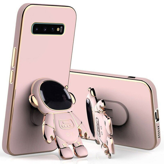 Θήκη για Samsung Galaxy S10, Astronaut, ροζ rose gold